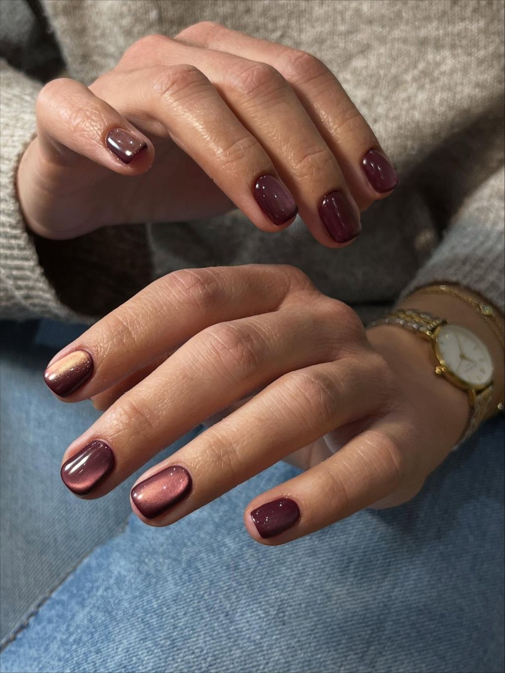 Bold Black and Silver Glitter Squares — Simple Nails