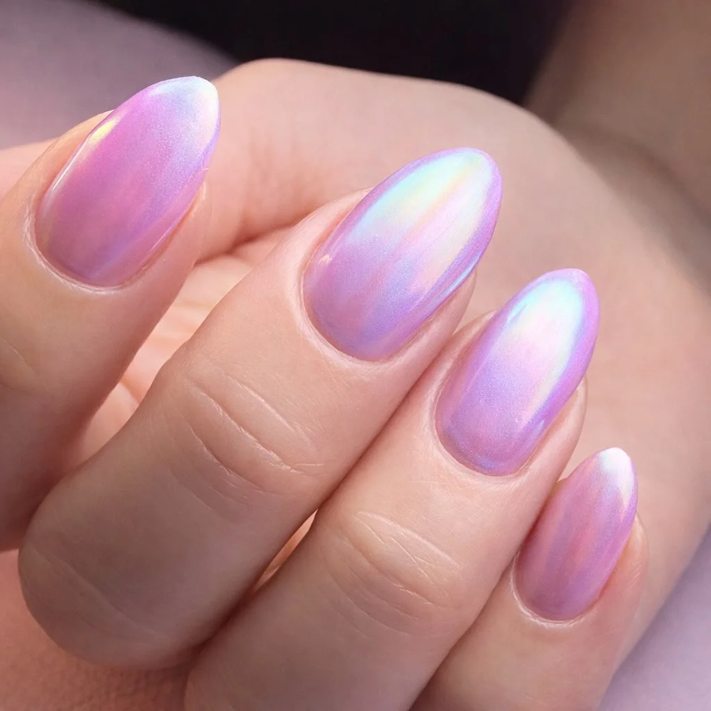 26 Pearl Nails With Iridescent Glossy Elegant Finish: The New Chic Nail Trend