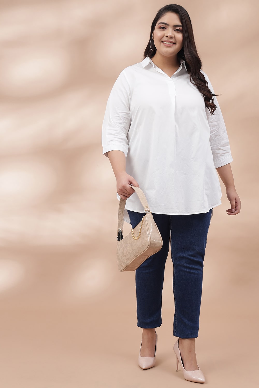 Smart Casual with Slim-Fit Jeans and a Classic Top Smart Casual with Slim-Fit Jeans and a Classic Top — Outfits for Pear Shape