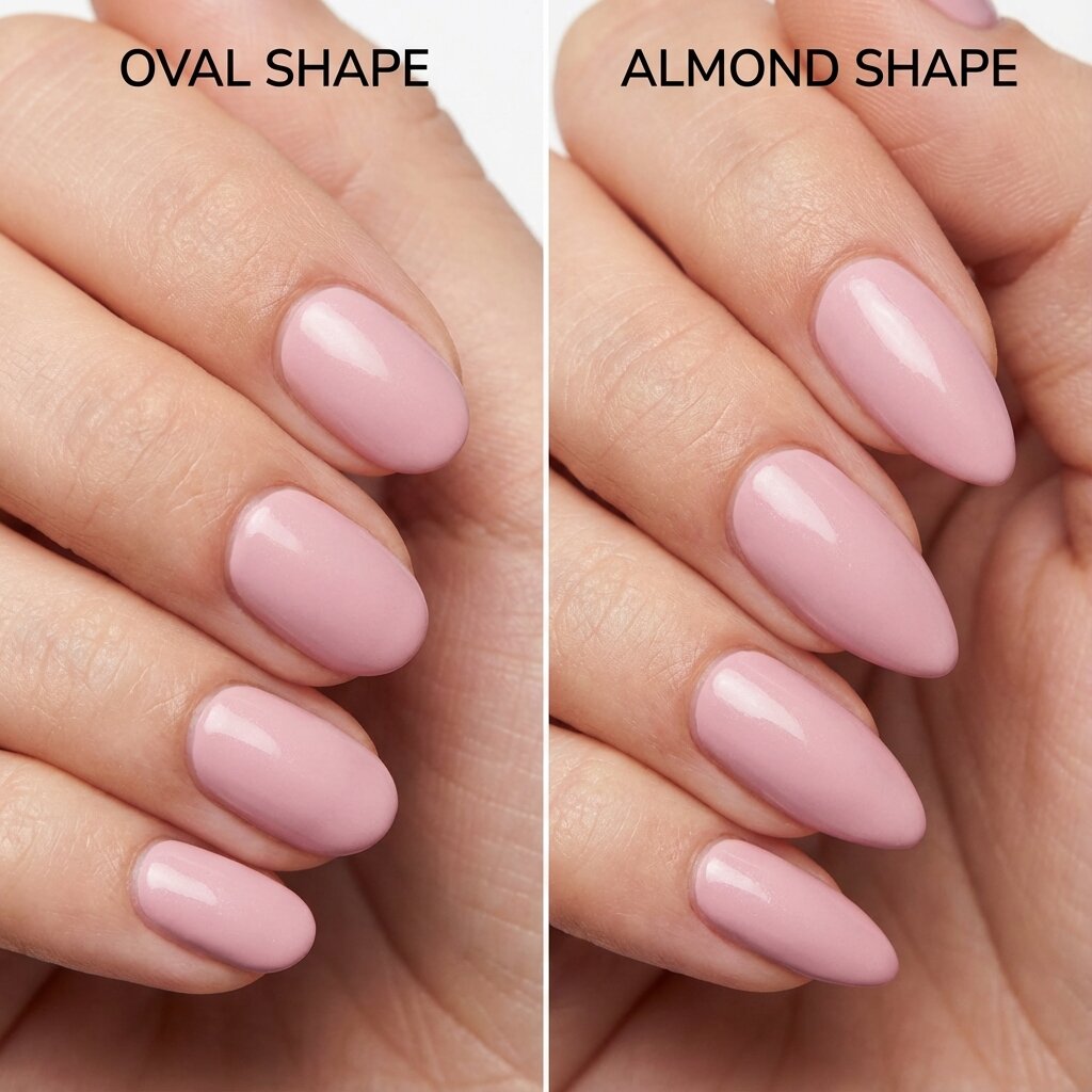 Oval Versus Stiletto Nail Shapes