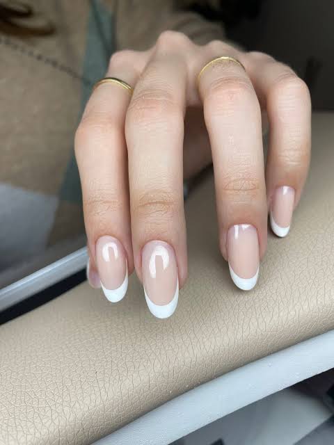 Delicate Sheer Pink French Tips — Simple Nails