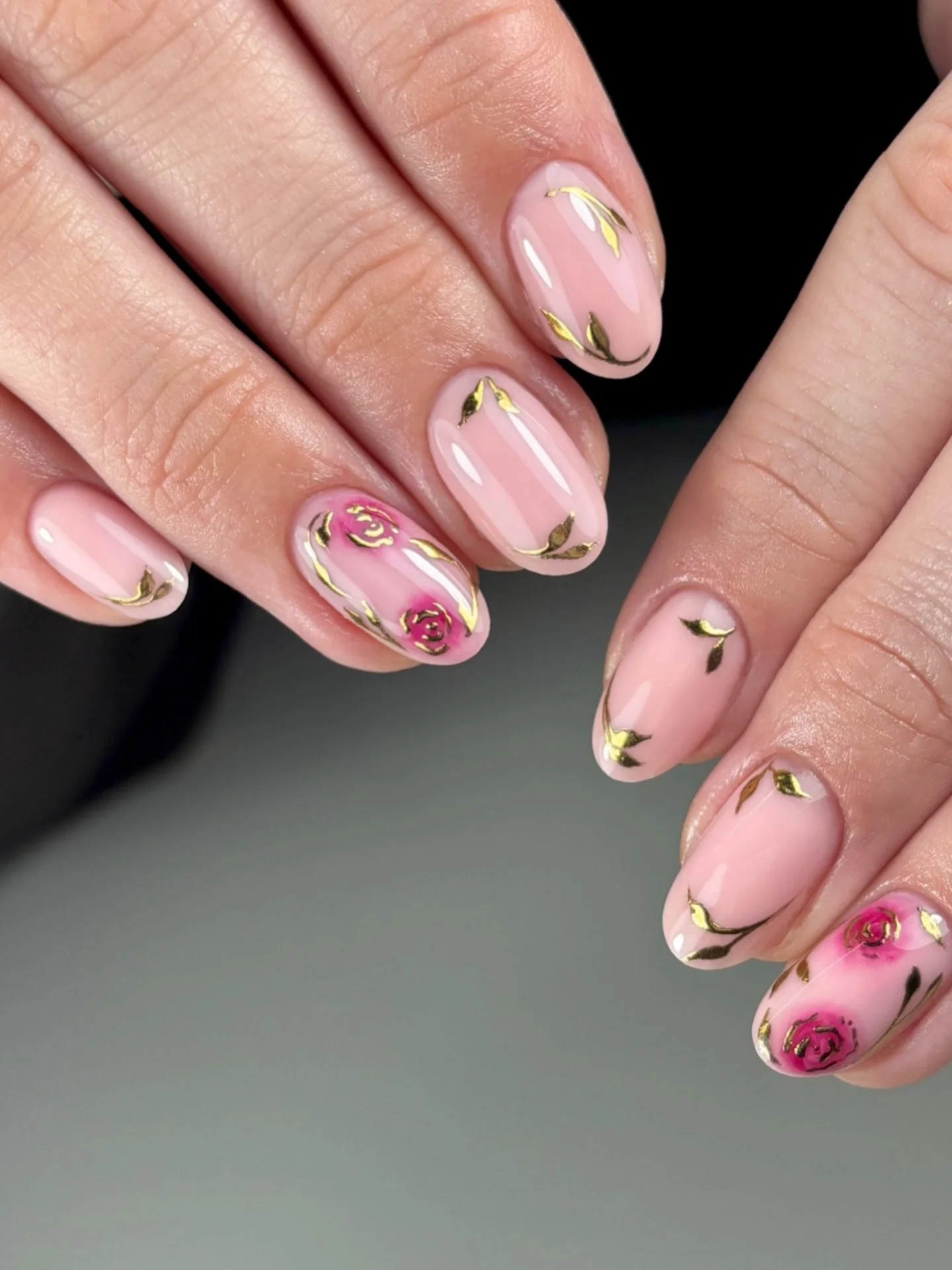 Short Oval Visual Idea — Aesthetic Nails