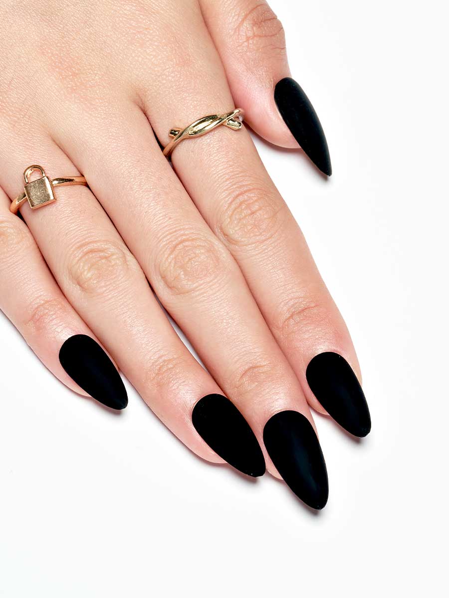 Velvet Matte Visual Idea Velvet Matte Visual Idea — Goth Nails