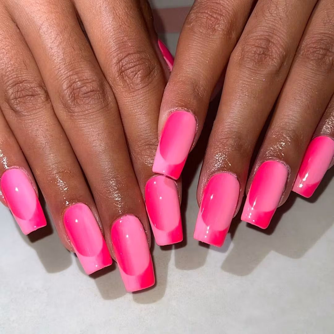 Summer Visual Idea — Long Square Nails