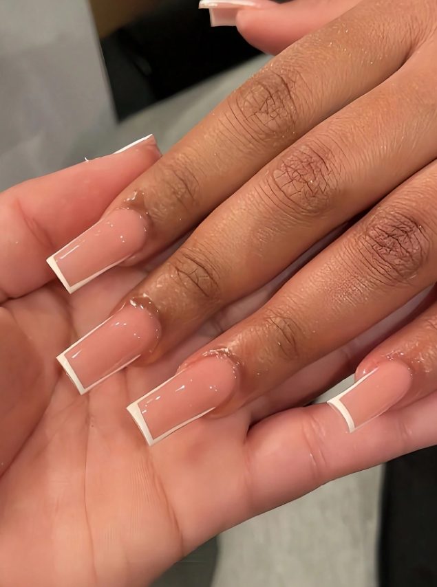 The Single Detail A Reader Notices First Visual Idea — Long Square Nails