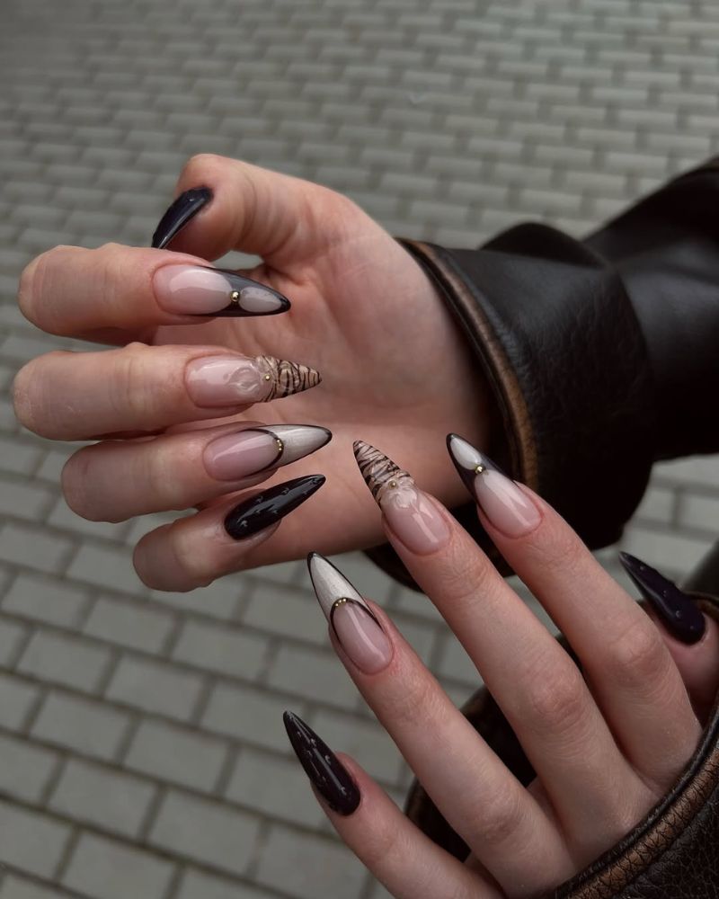 Evening Visual Idea — Stiletto Nails