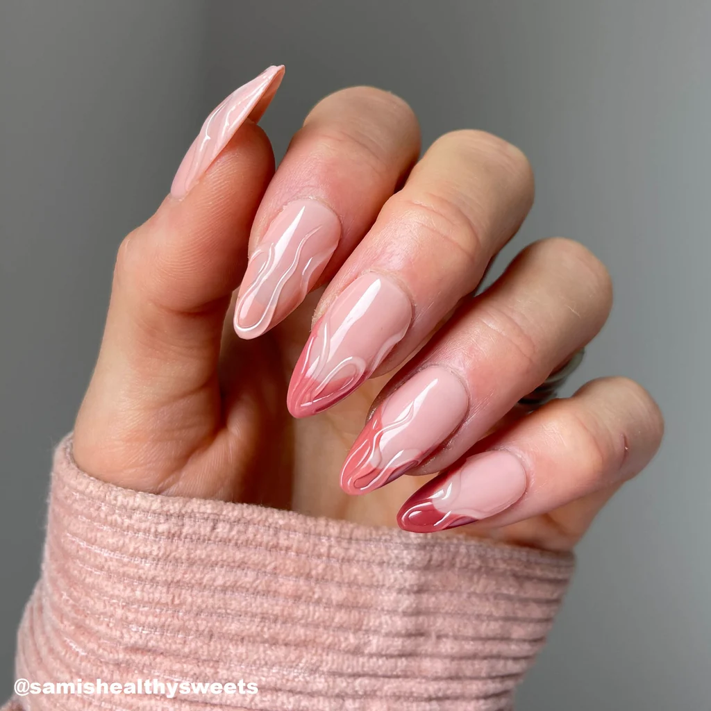 Extra-Long Stiletto with Miniature Food Charms — 3D Nails