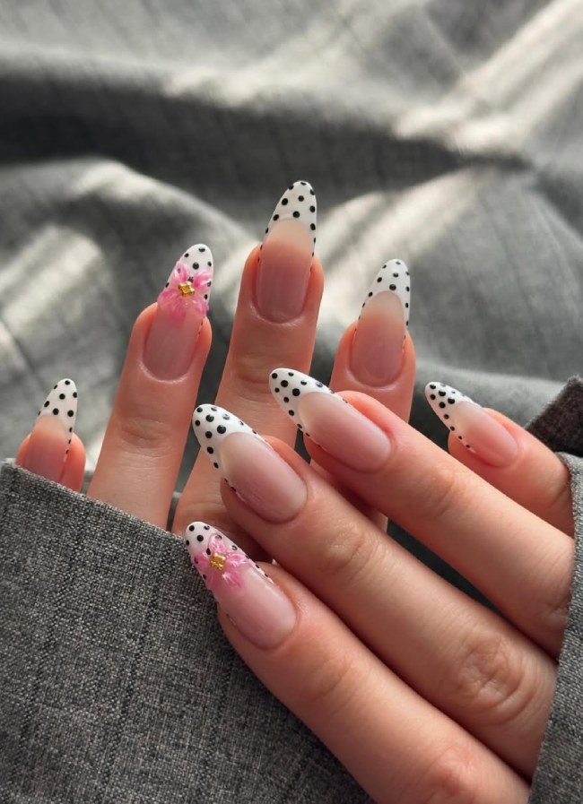 Spring Visual Idea Spring Visual Idea — Polka Dot Nails