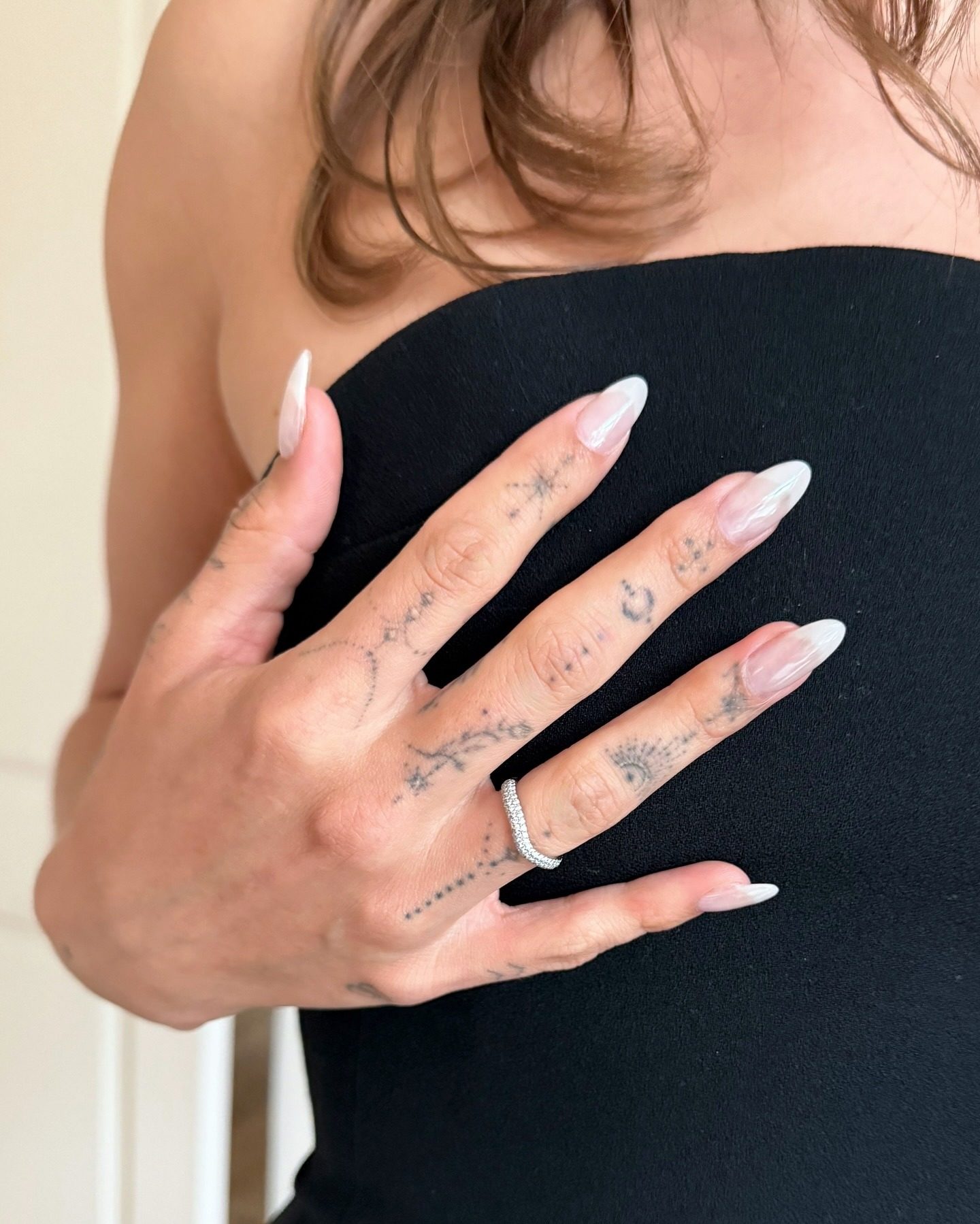 Hailey Bieber's Funny Bunny Milky French Manicure Is So Chic | Who What Wear