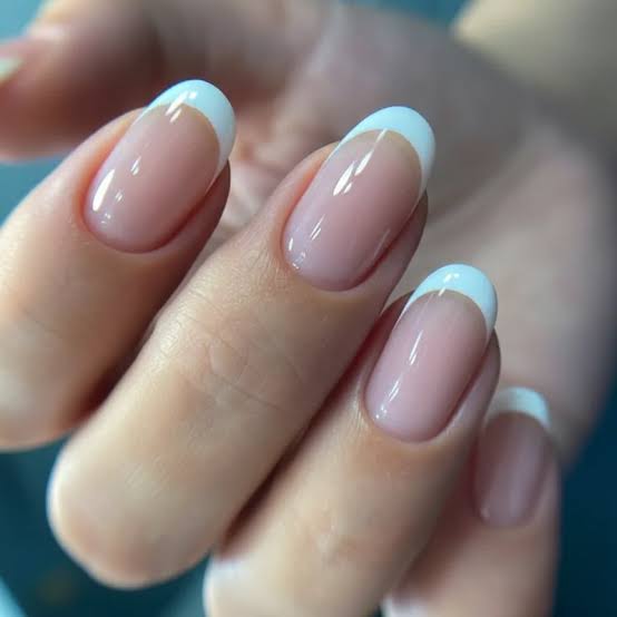 Short Square Mint Glitter Gradient Tips — Prom Nails