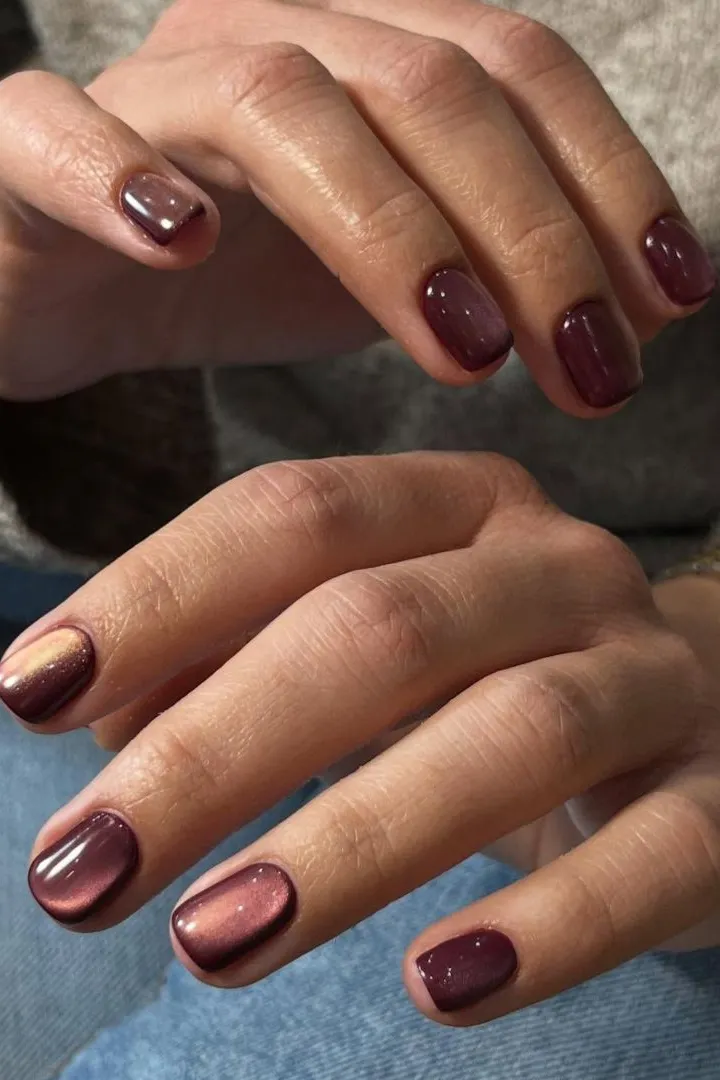Cat-Eye Glossy Visual Idea Cat-Eye Glossy Visual Idea — Sweet 16 Nails