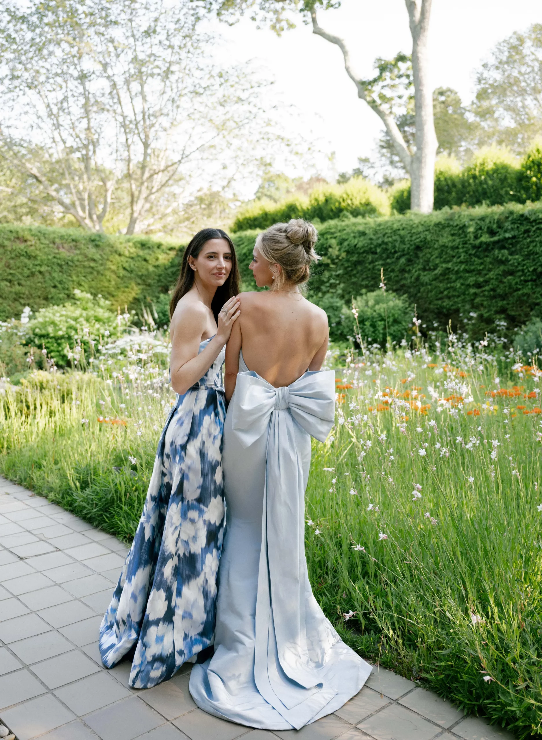 Strapless Satin Gown with Dramatic Bow Detail Strapless Satin Gown with Dramatic Bow Detail — 40th Birthday Outfits