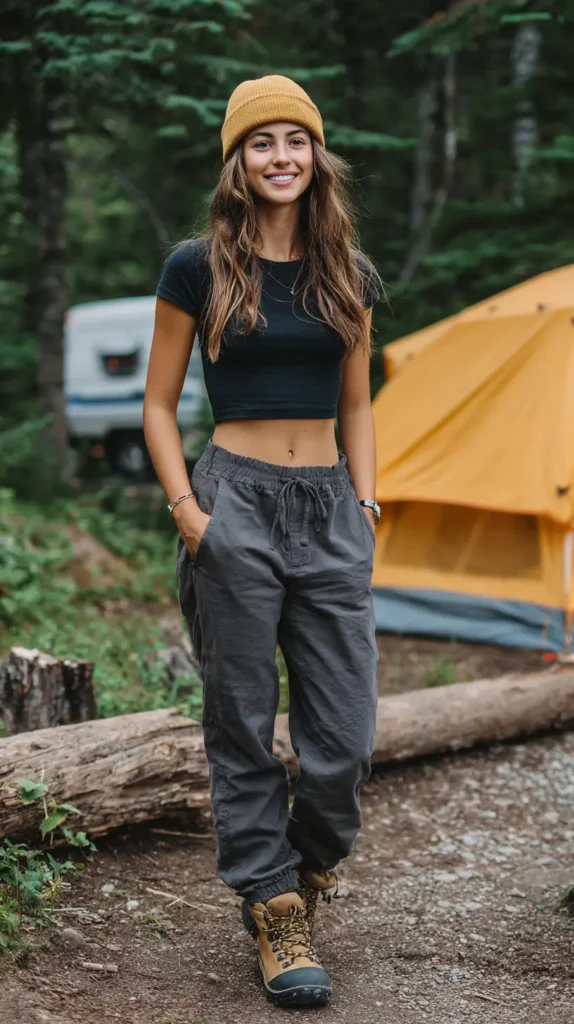 Relaxed Forest Camping Ensemble Relaxed Forest Camping Ensemble — Camping Outfits