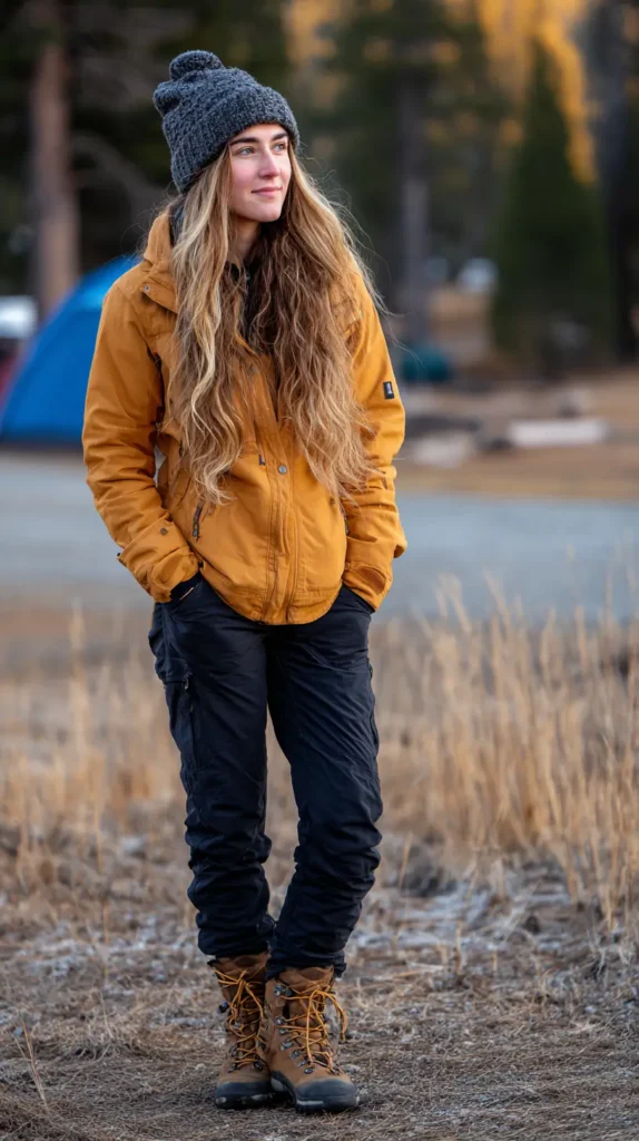 Bright Yellow Jacket for Visibility and Style Bright Yellow Jacket for Visibility and Style — Camping Outfits