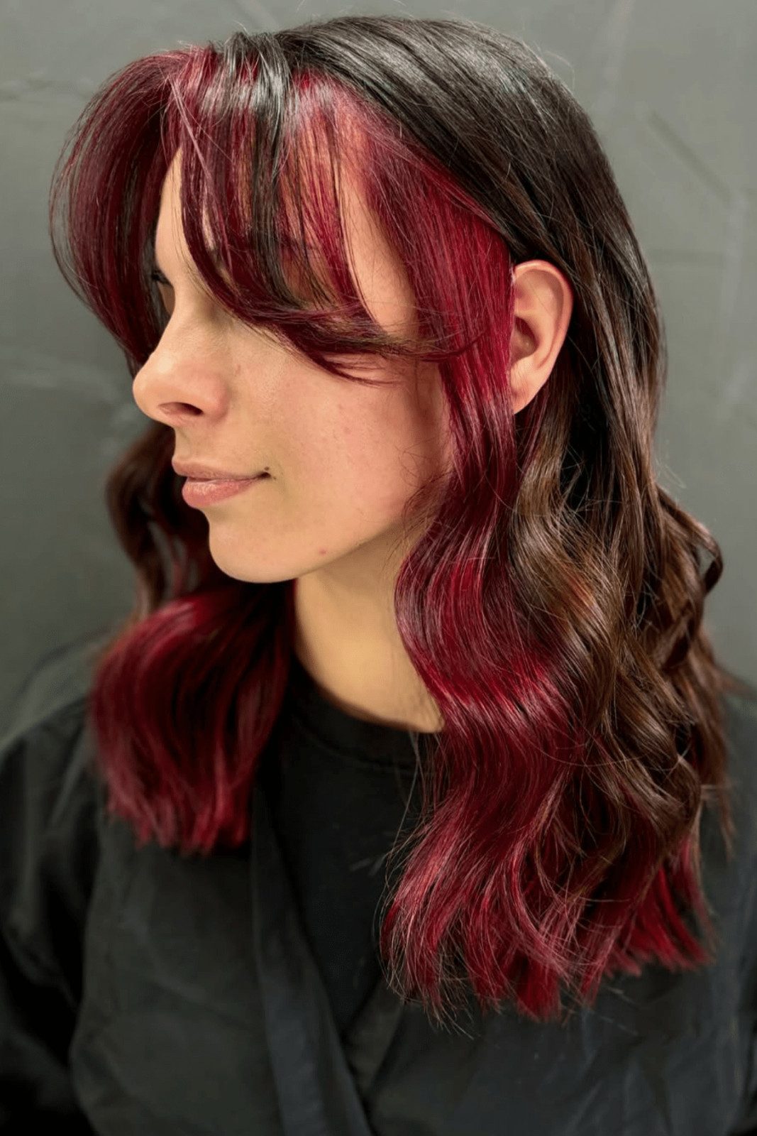 Burgundy Cherry Red With Depth — Cherry Red Hair
