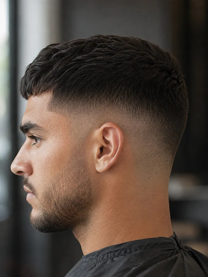Short On Top Tapered On Sides And Back Visual Idea Short On Top Tapered On Sides And Back Visual Idea — Drop Fade