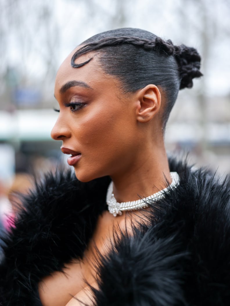 Layers Braided Dark Brown Bun Layers Braided Dark Brown Bun — Bun Hairstyles