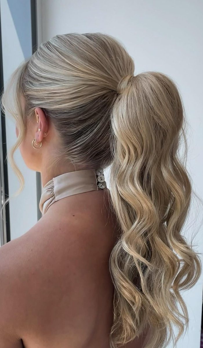 Ash Blonde Visual Idea Ash Blonde Visual Idea — High Ponytail