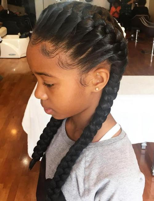 Neat Double Dutch Braids Neat Double Dutch Braids — Little Girl Braids