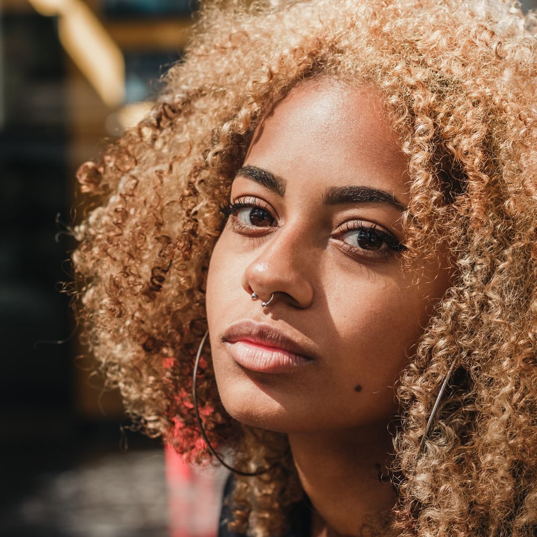Honey Blonde Coils Blowout Honey Blonde Coils Blowout — 4A Hairstyles
