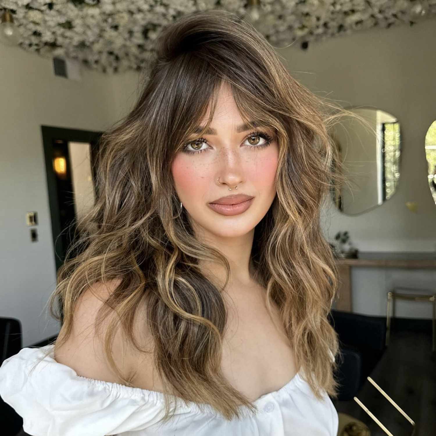 Mid-Back Visual Idea — Brown and Blonde Hair