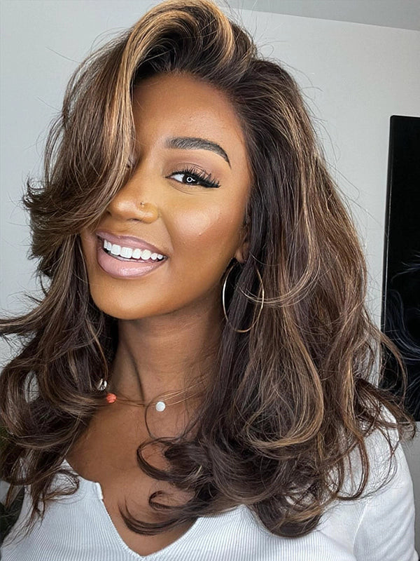 Blonde Highlights on Dark Brown Hair Blonde Highlights on Dark Brown Hair — Highlights on Black Women