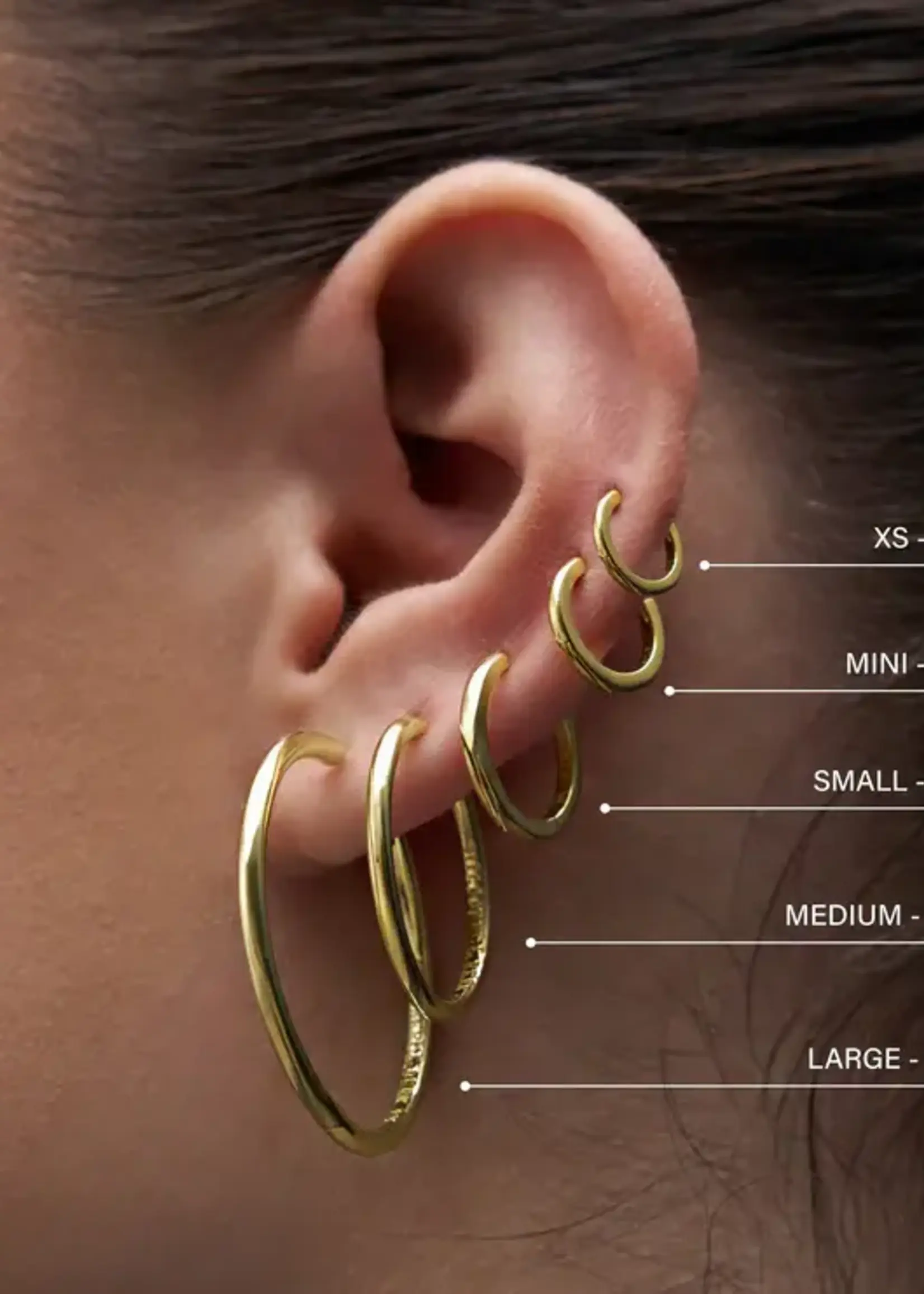 Variety of Gold Hoop Sizes for Versatile Styling — Hoop Earrings