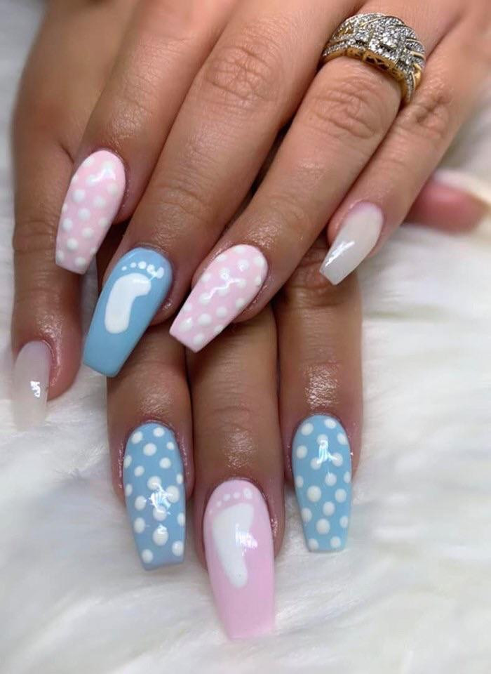 Baby Shower Visual Idea — Baby Shower Nails