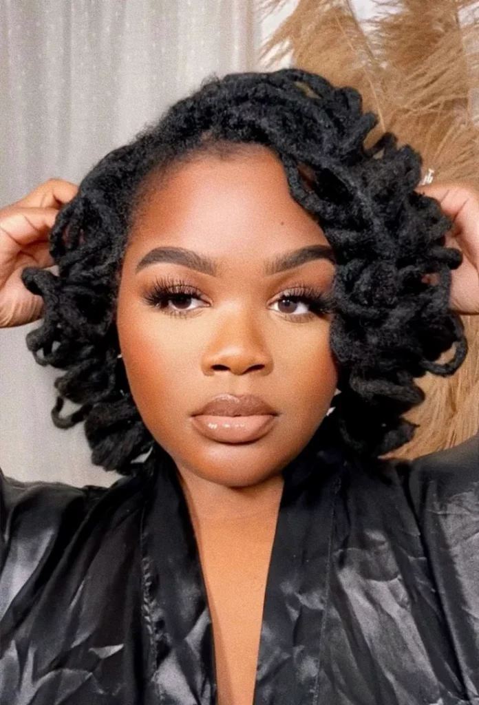 Chin Length Visual Idea Chin Length Visual Idea — Loc Styles for Black Women