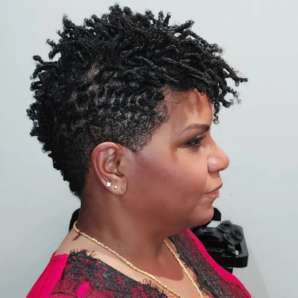 Pixie Cut Locs With Undercut Pixie Cut Locs With Undercut — Short Loc Styles