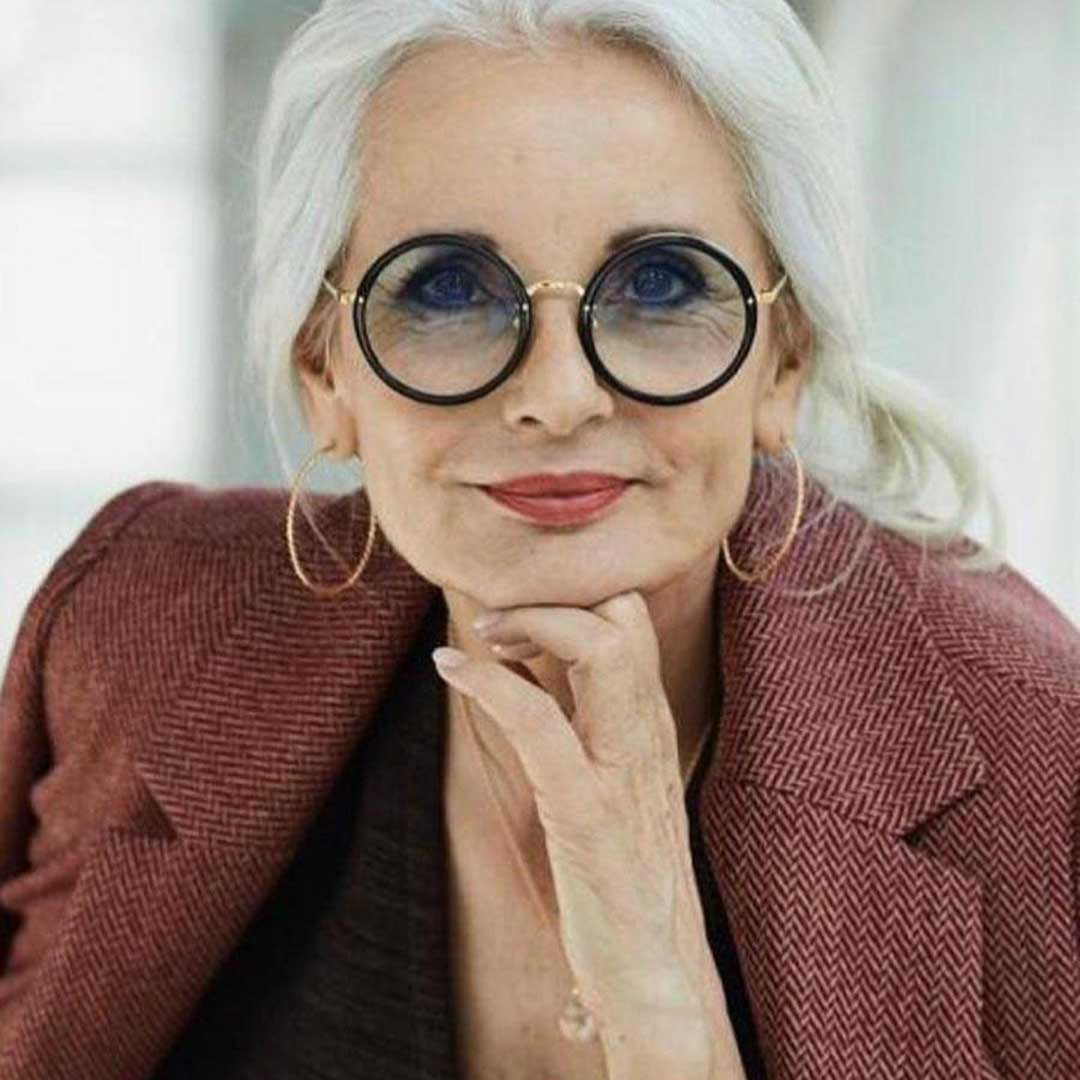 Hairstyles for women over 50 with glasses | Banton Frameworks