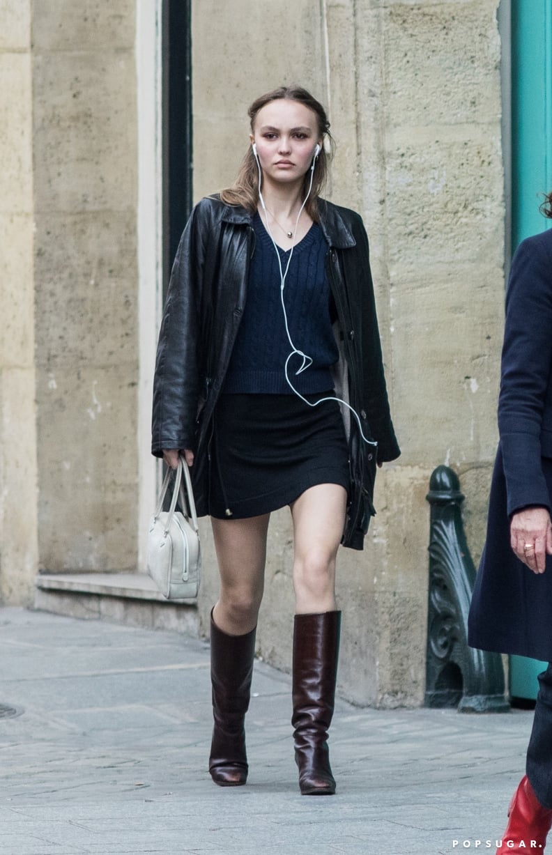 Tall Brown Leather Boots Outfit Idea Tall Brown Leather Boots Outfit Idea — Brandy Melville Outfits