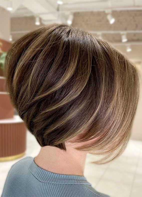 Stacked Bob Back View Volume