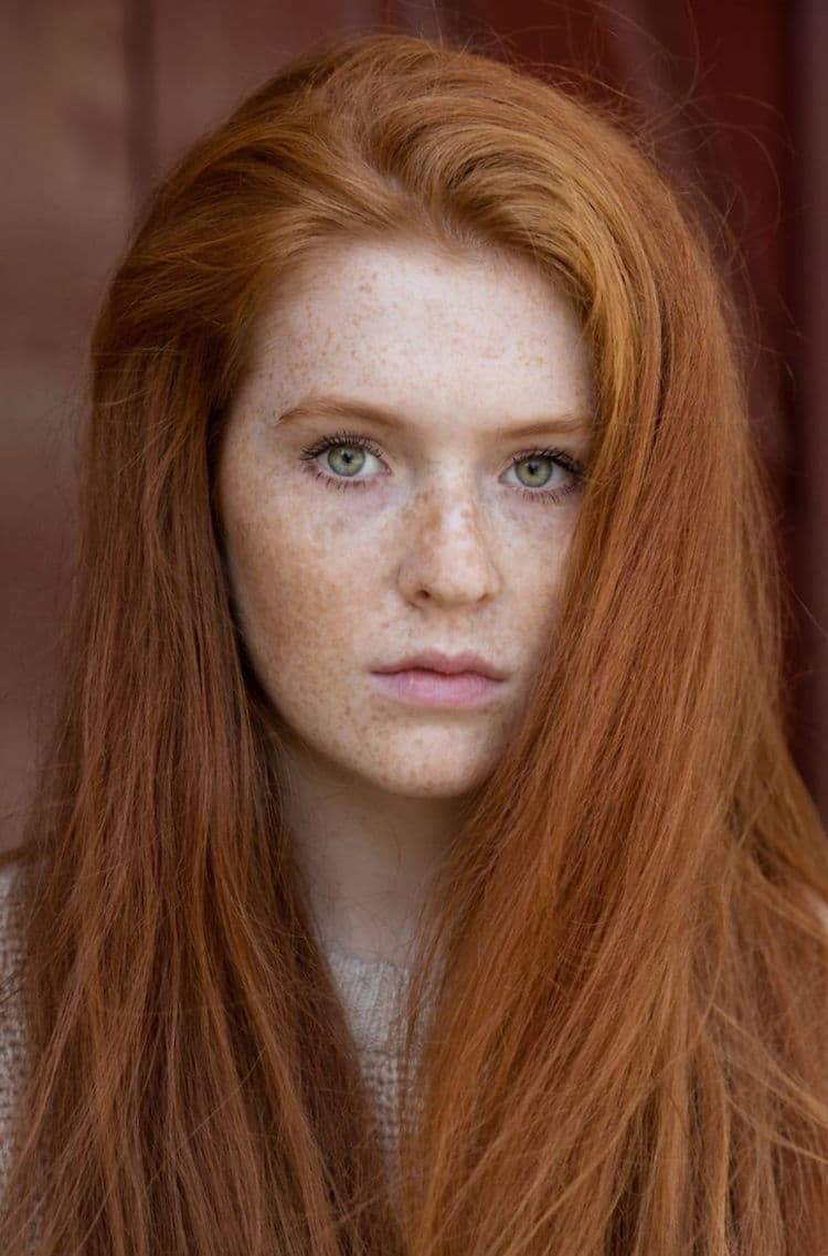Mid-Back Air Dried Natural Red Mid-Back Air Dried Natural Red — Natural Red Hair
