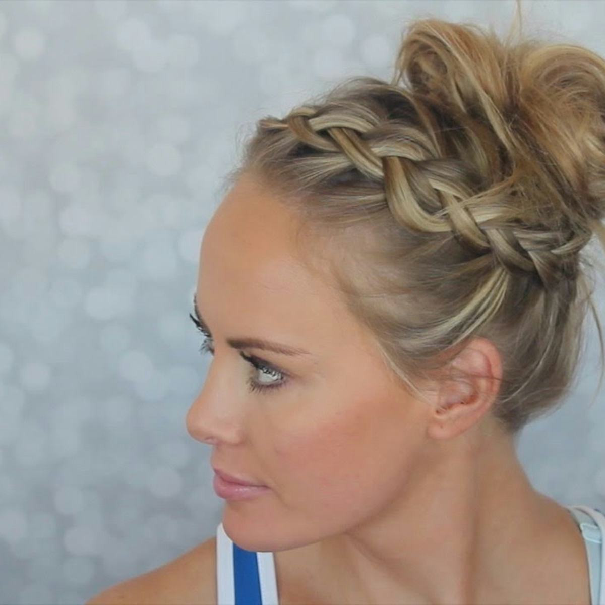 The Textured Braided Updo The Textured Braided Updo — Yoga Hairstyles