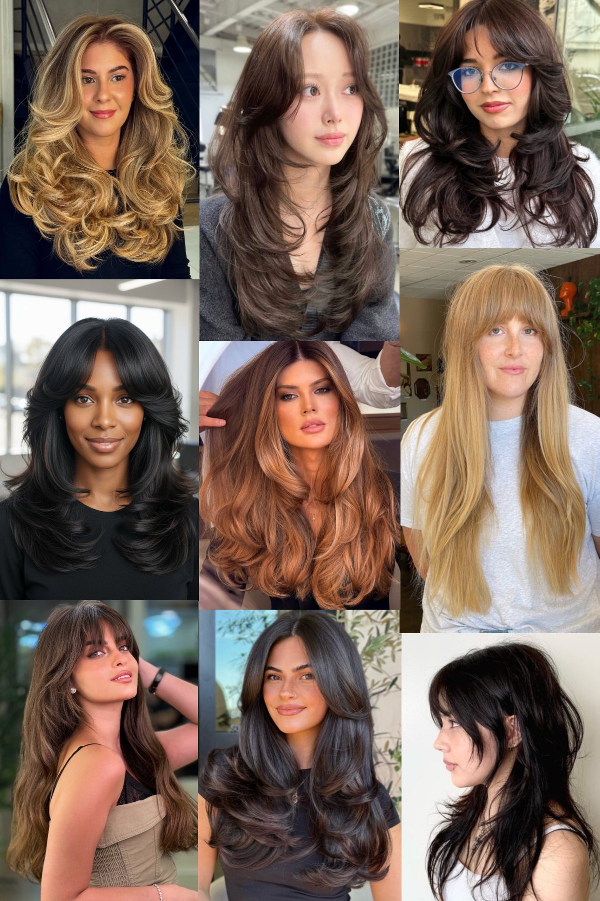 Mid-Back Ash Blonde With Platinum Highlights — Long Layered Hair