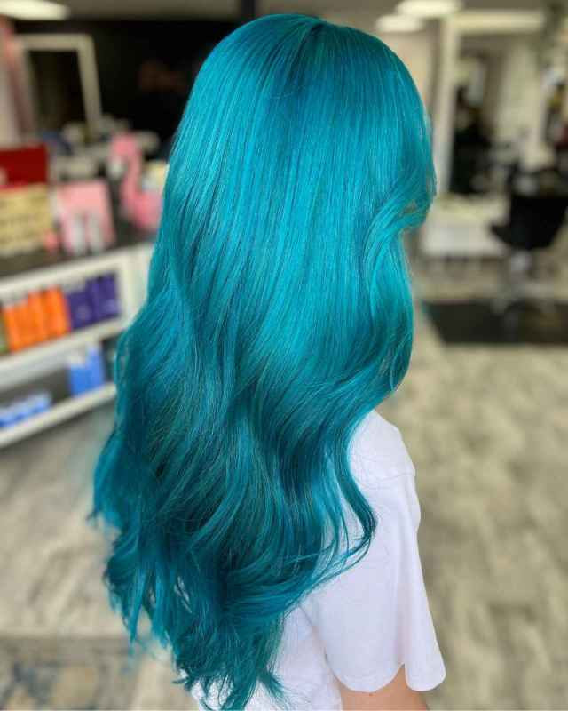 Vivid Teal Visual Idea Vivid Teal Visual Idea — Vivid Hair Colors