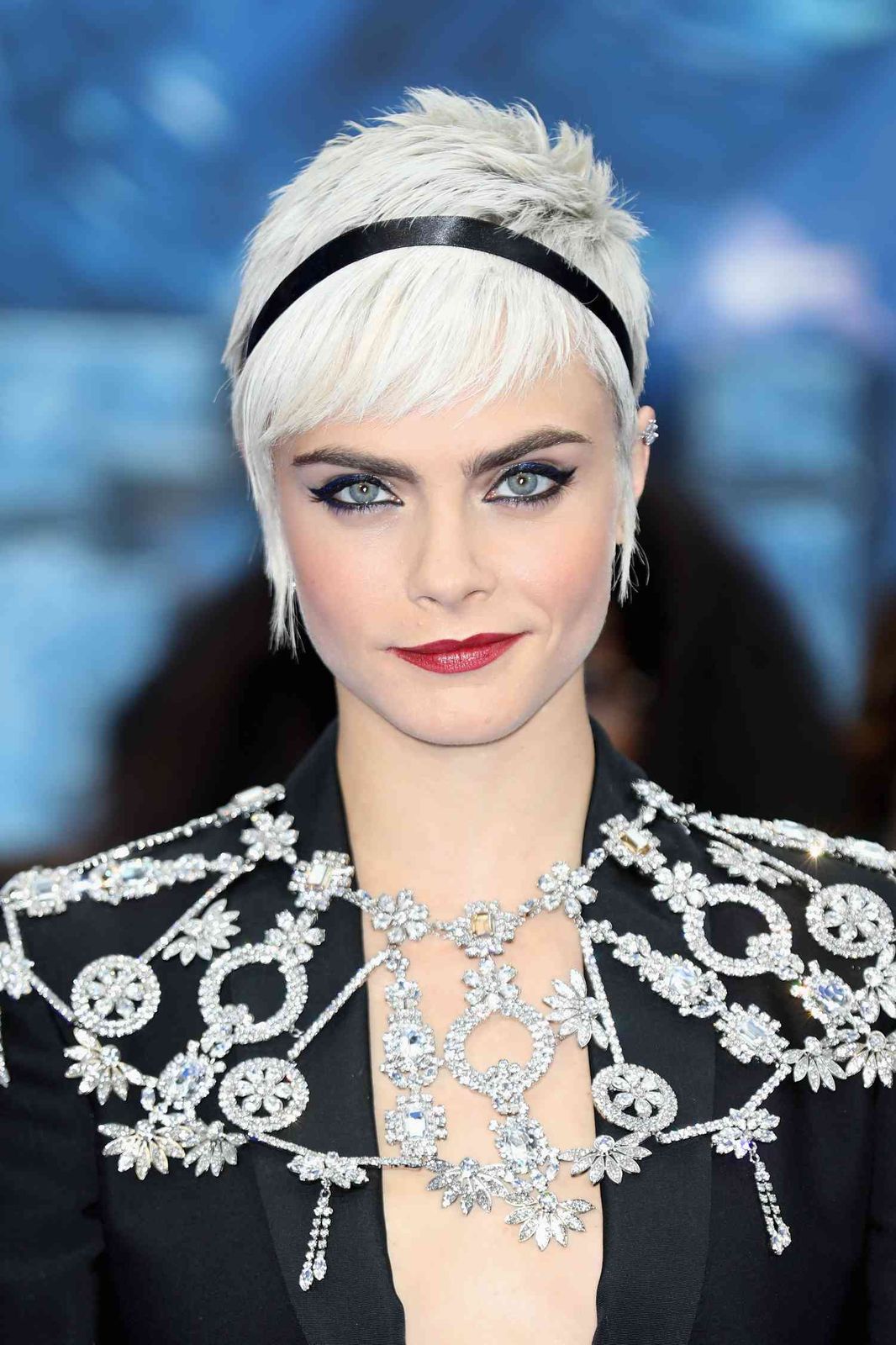 Platinum Pixie with Swept Bangs Platinum Pixie with Swept Bangs — Hair Color for Pale Skin