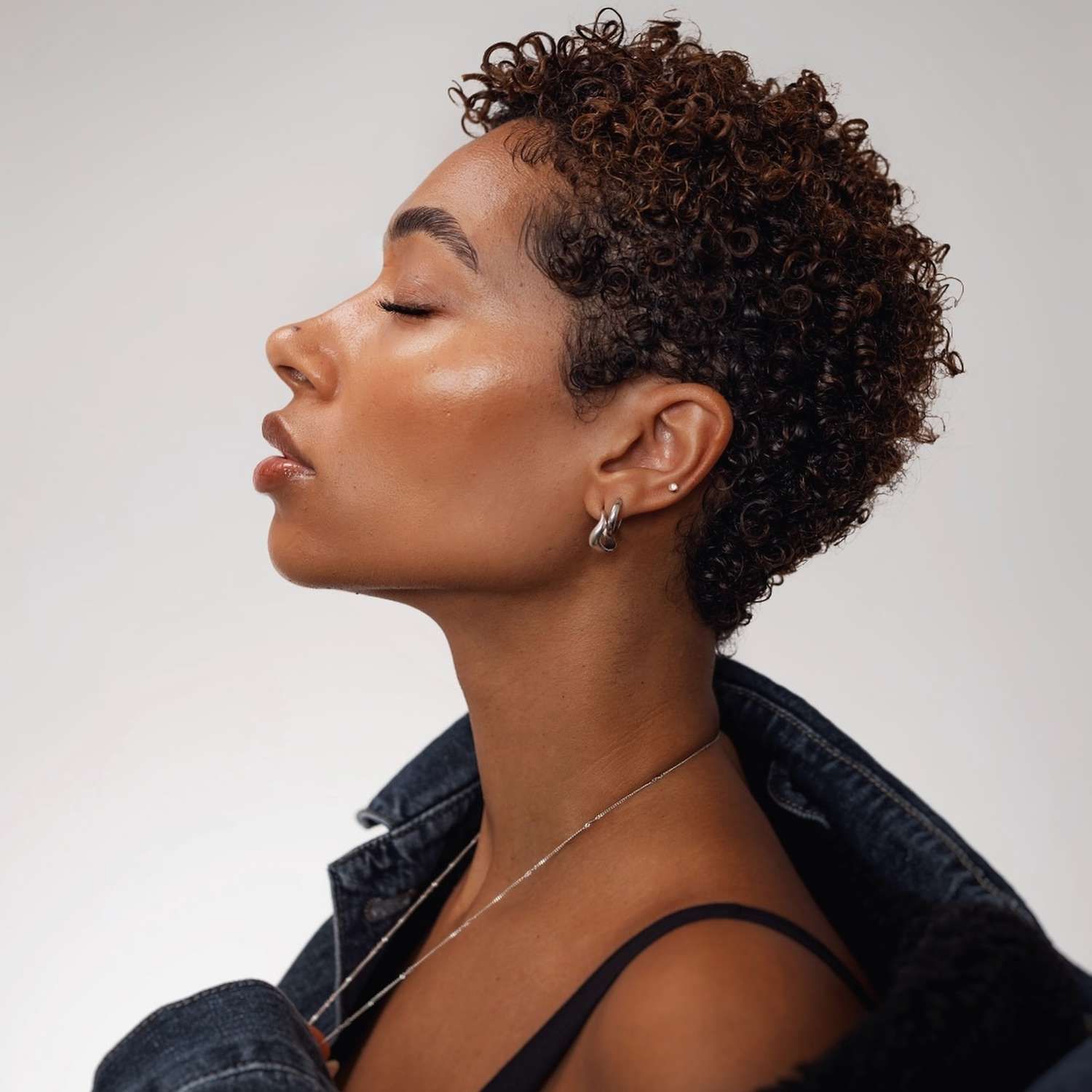 Fine Curly Pixie Crop with Textured Bangs — Short Curly Haircuts