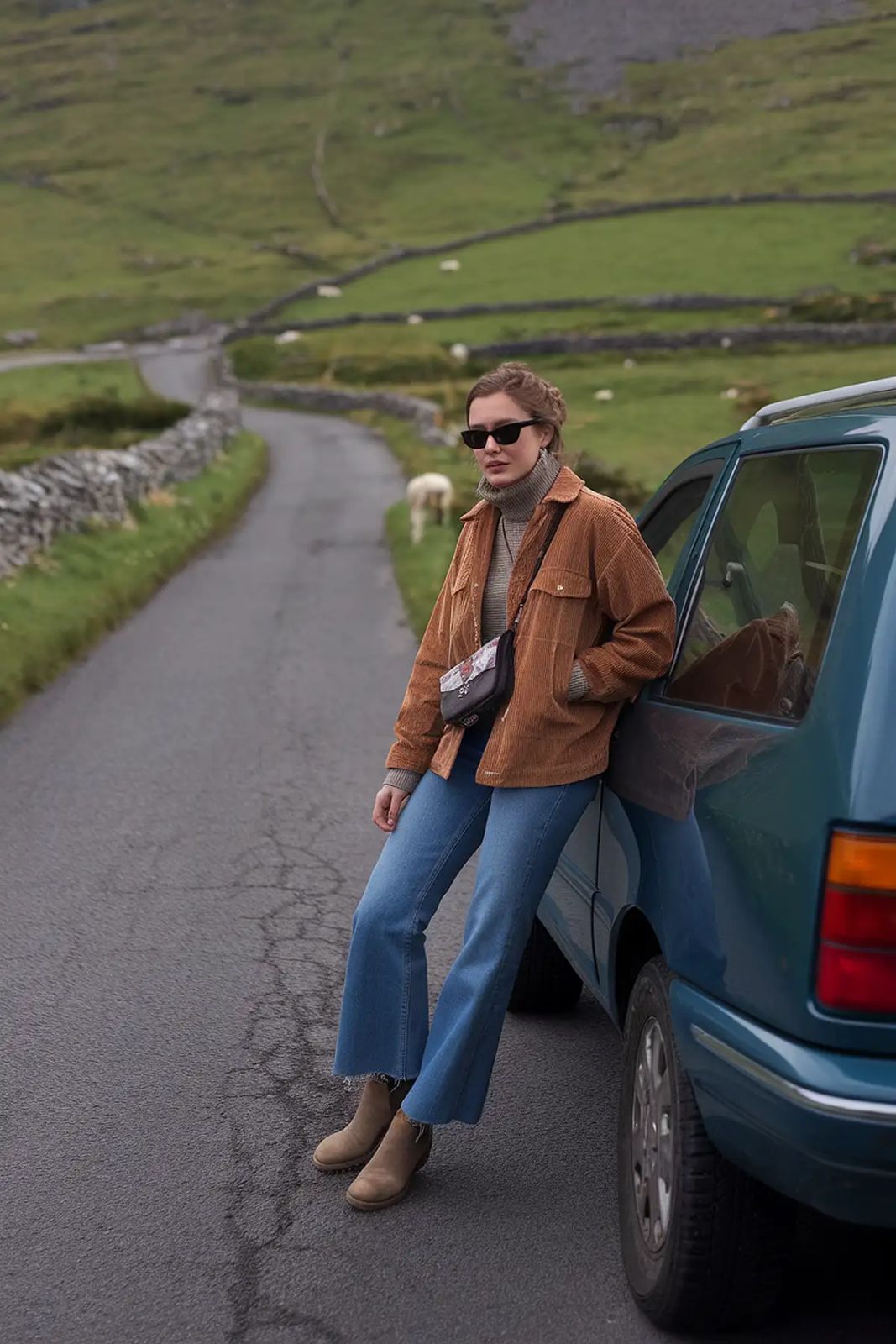 Corduroy Jacket for Relaxed Rural Travel — Ireland Outfits
