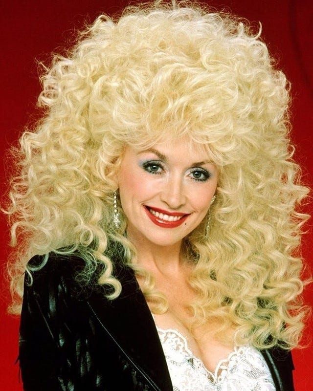 Platinum Blonde Tight Curls — 80s Hairstyles