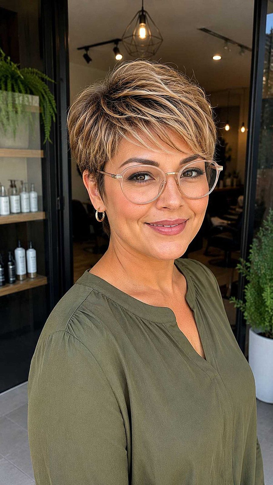 25 Chic Pixie Cuts for Women With Glasses That Look Stylish at Any Age