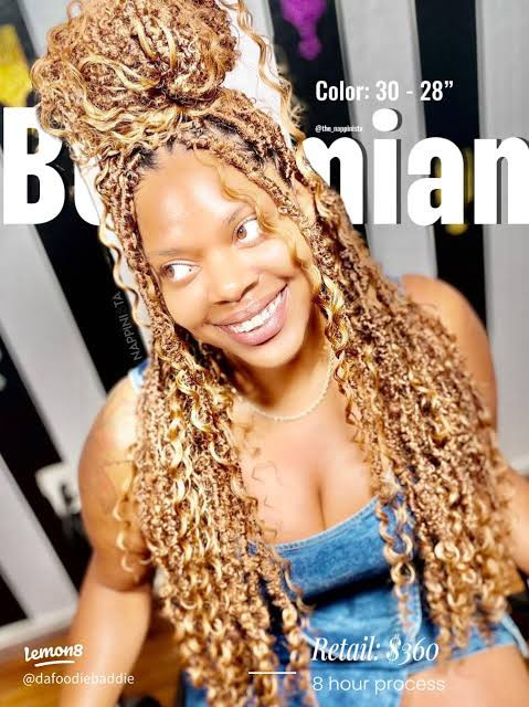Lush Honey Blonde Mid-Back Locs Lush Honey Blonde Mid-Back Locs — Blonde Locs