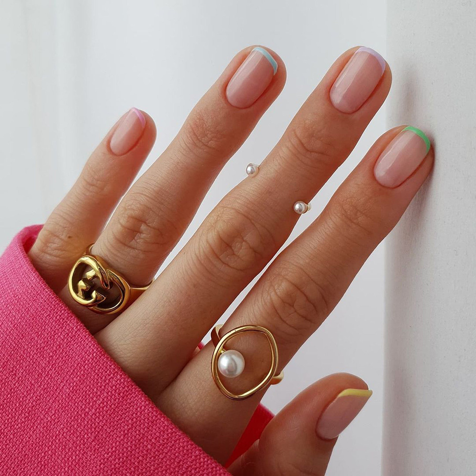 The Italian Manicure Makes Short Nails Look Much Longer