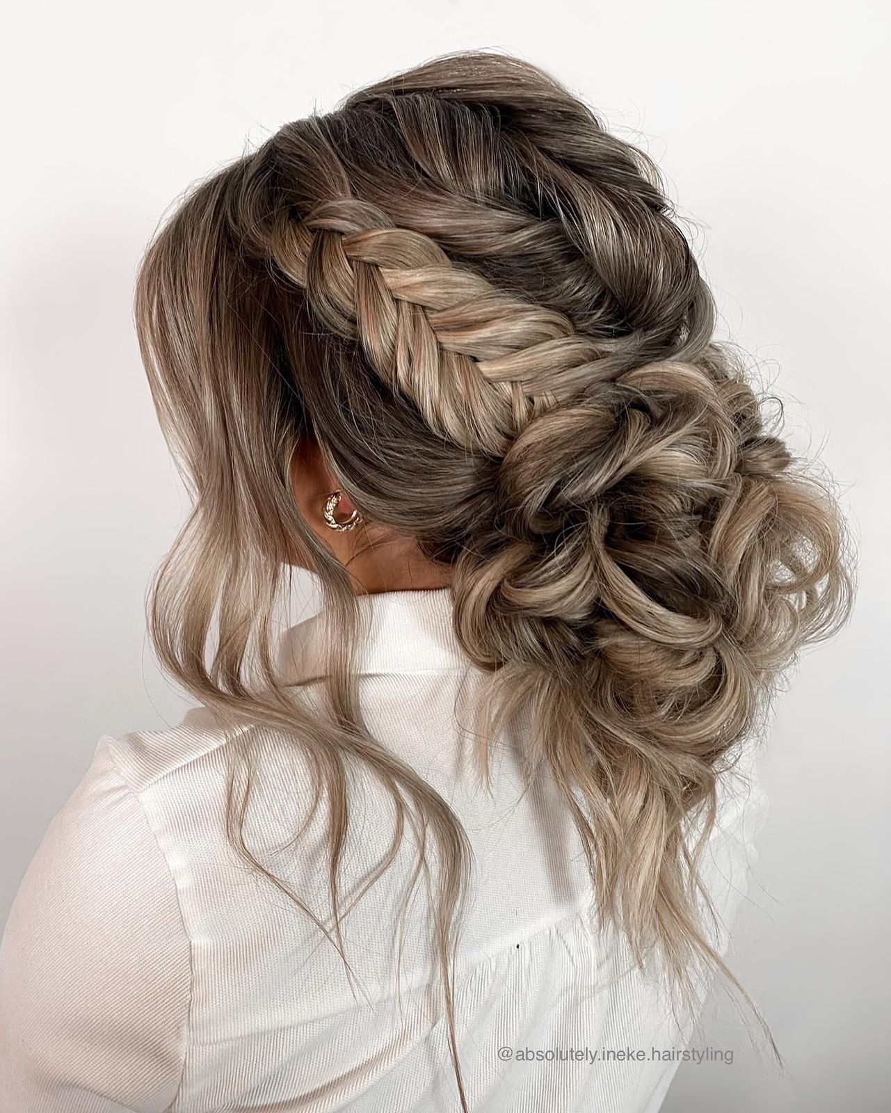 Textured Braided Side Bun Textured Braided Side Bun — Homecoming Hairstyles