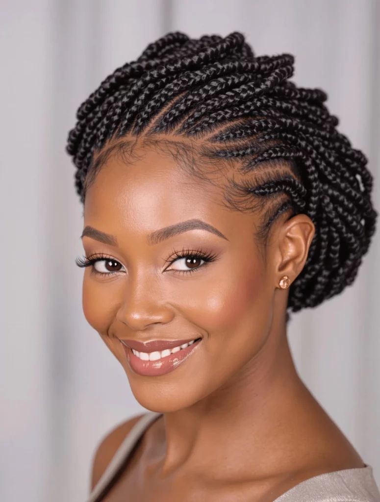 Intricate Cornrows and Twists — Short Natural Hairstyles