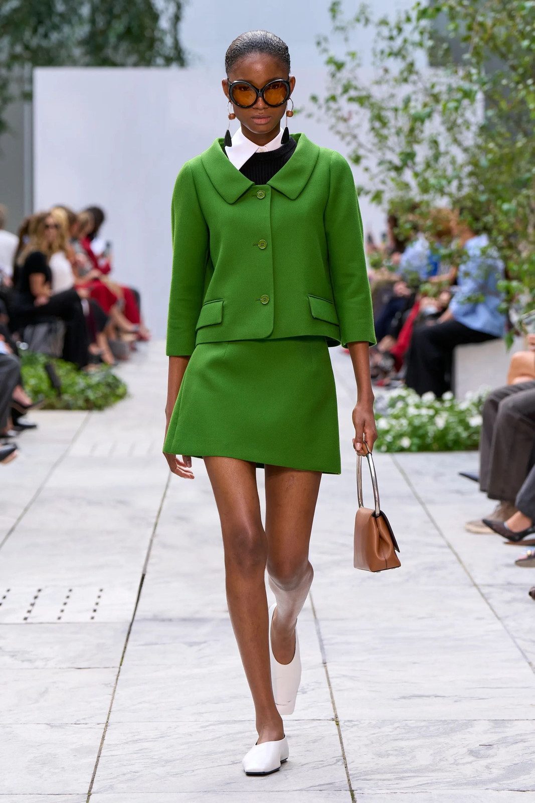 Vibrant Green Mod Suit with Turtleneck and Collared Shirt — Mod Outfits