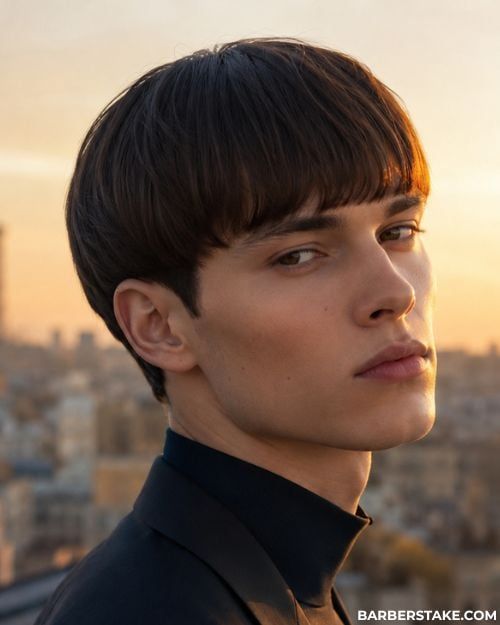 The Dramatic Chin Length Bowl Cut — Mod Cut