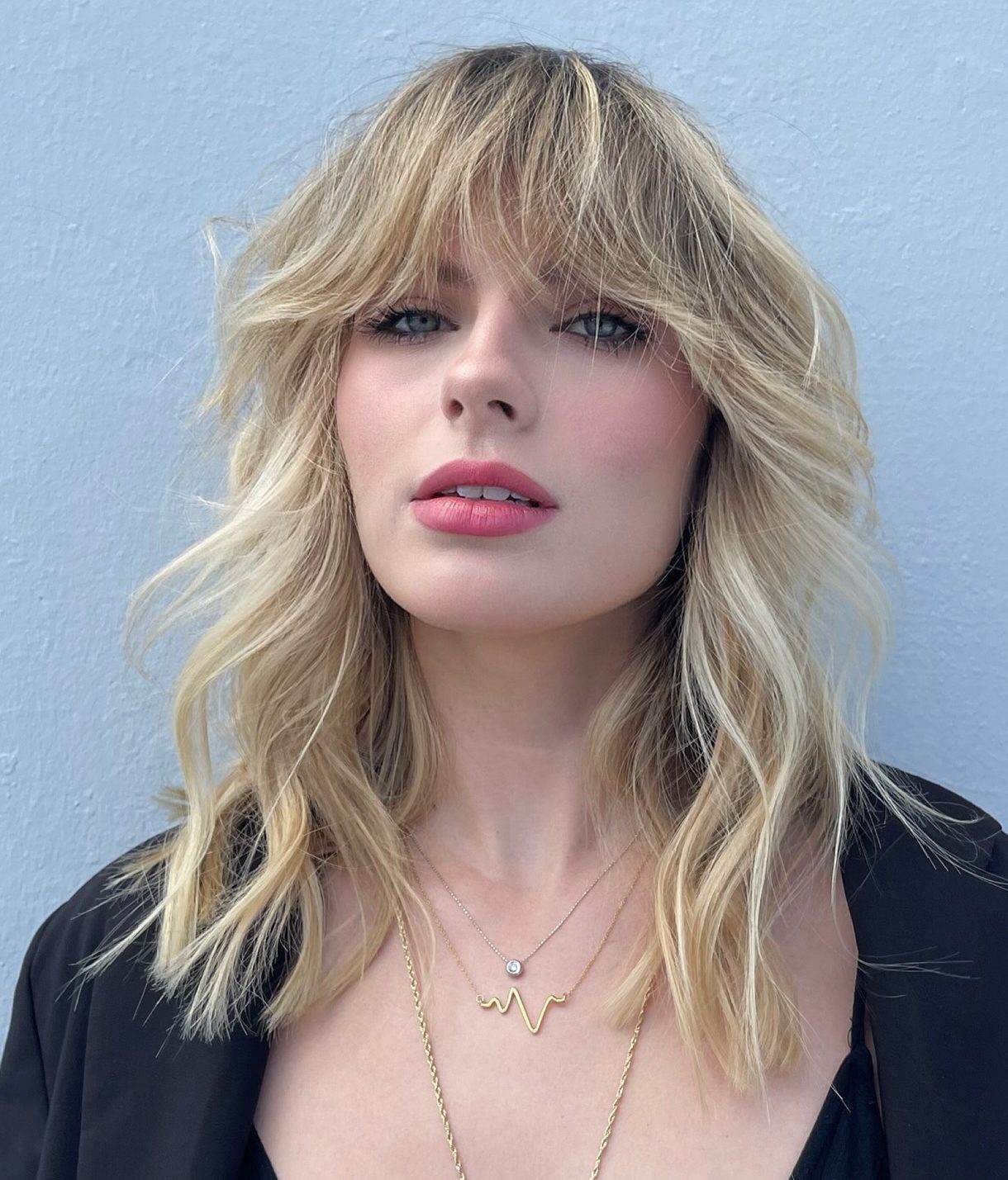 Shag With Curtain Bangs — Volumizing Haircuts for Thin Hair