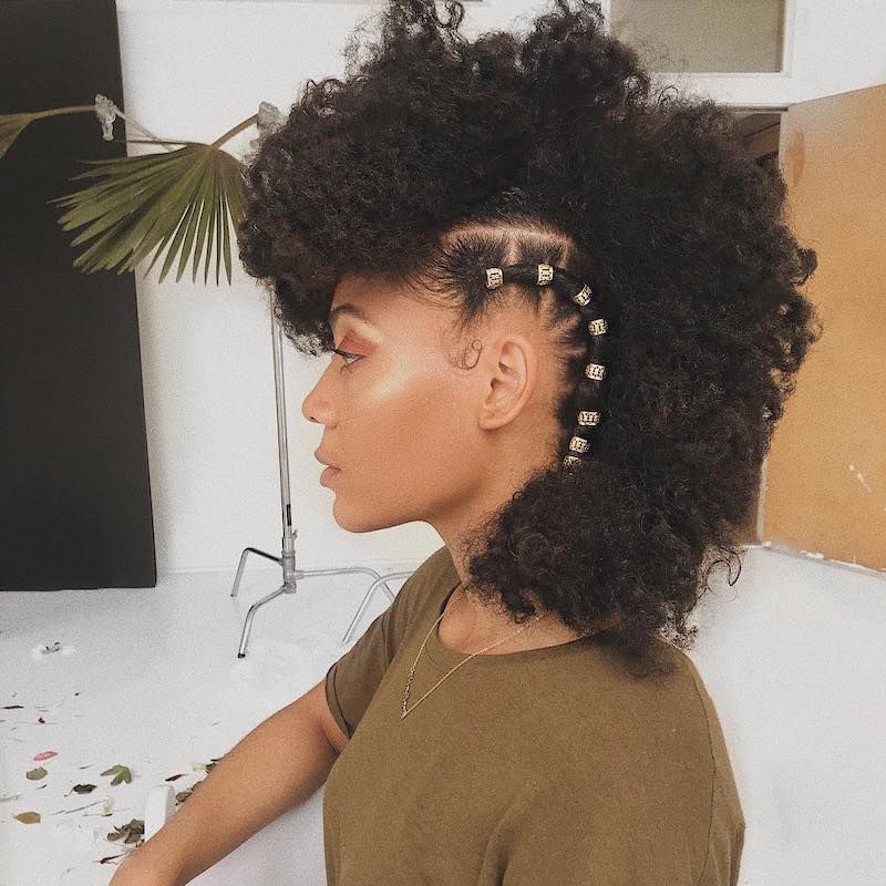Mohawk with Braided Sides Mohawk with Braided Sides — 4B Hairstyles